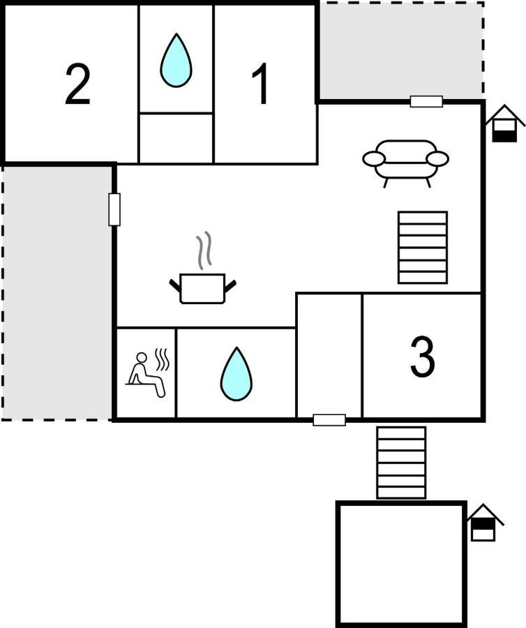 Lovely Home In Lembruch-Duemmer See With Sauna 외부 사진